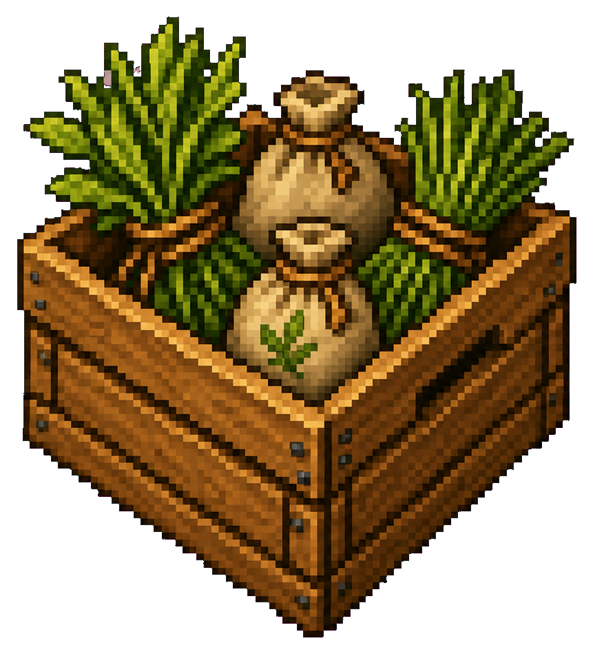 Ingredient Crate transparent asset